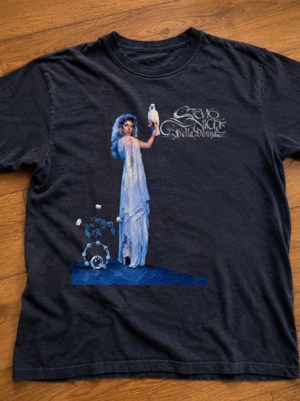 Black Graphic Fleetwood Mac T‑Shirt, Stevie Nick tee shirt